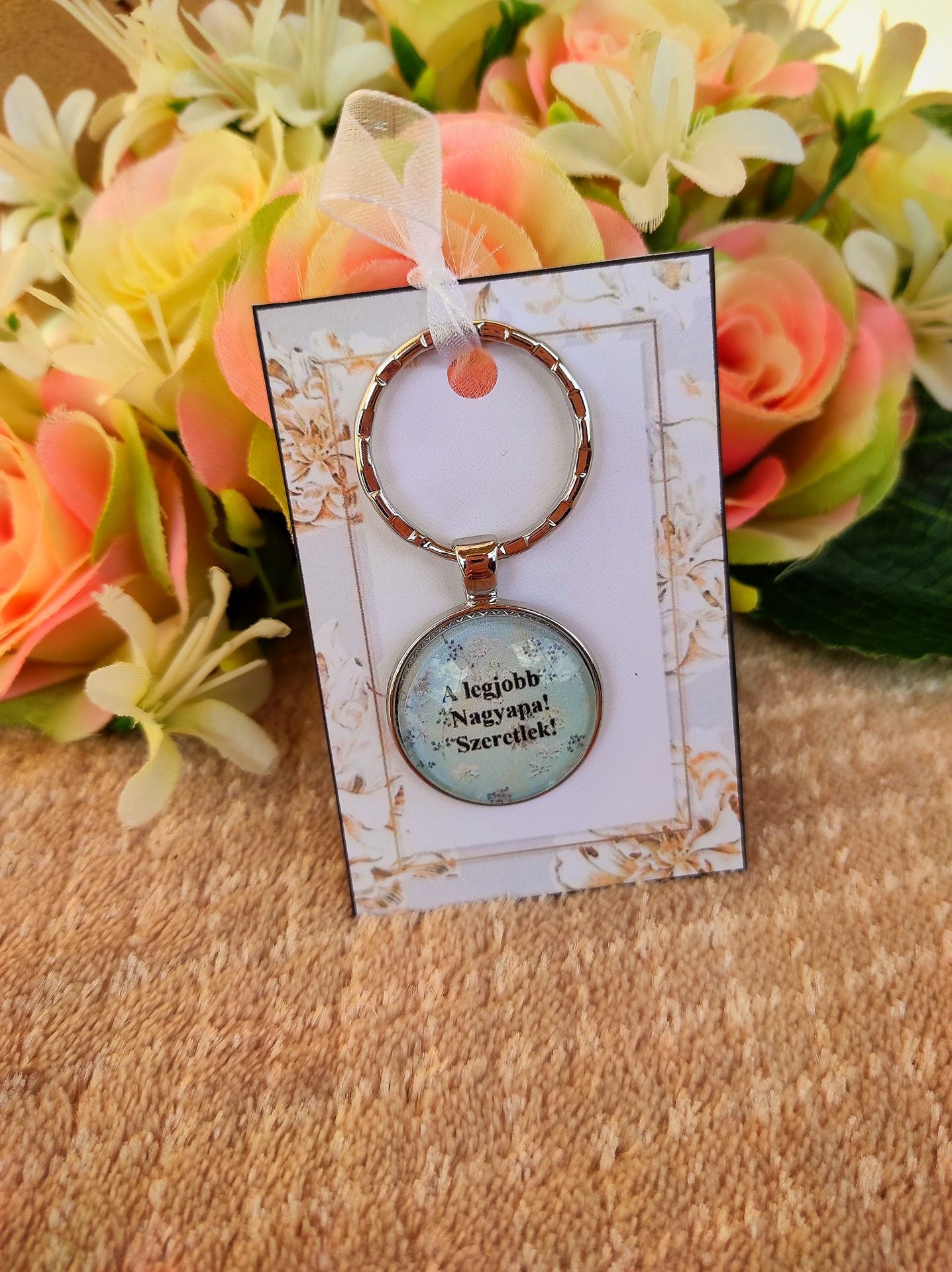 A legjobb nagyapa kulcstartó